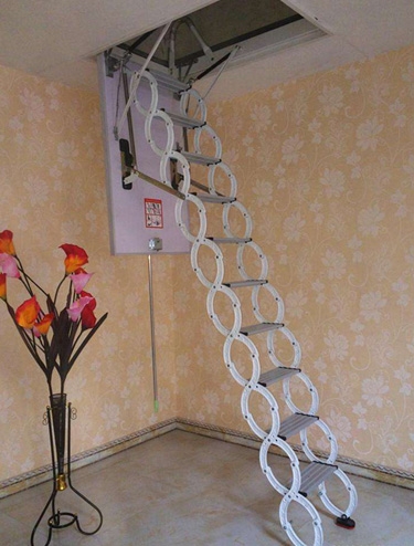 北京伸缩式阁楼楼梯